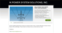 Desktop Screenshot of ikpower.com